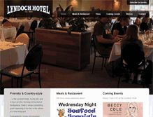 Tablet Screenshot of lyndochhotel.com.au